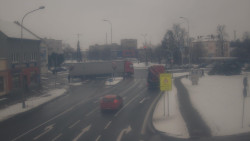 Křižovatka ulic Komenského a Velké Novosady