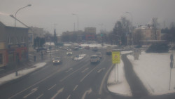 Křižovatka ulic Komenského a Velké Novosady