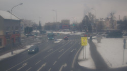 Křižovatka ulic Komenského a Velké Novosady