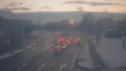 Křižovatka ulic Komenského a Velké Novosady