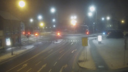 Křižovatka ulic Komenského a Velké Novosady