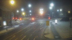 Křižovatka ulic Komenského a Velké Novosady