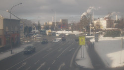 Křižovatka ulic Komenského a Velké Novosady