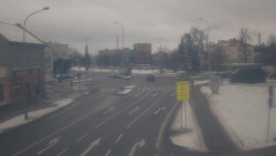 Křižovatka ulic Komenského a Velké Novosady