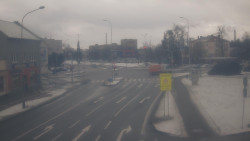 Křižovatka ulic Komenského a Velké Novosady