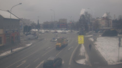 Křižovatka ulic Komenského a Velké Novosady