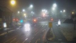 Křižovatka ulic Komenského a Velké Novosady