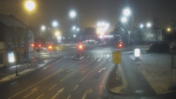 Křižovatka ulic Komenského a Velké Novosady