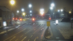 Křižovatka ulic Komenského a Velké Novosady