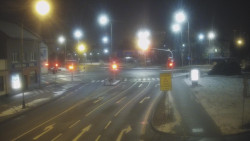 Křižovatka ulic Komenského a Velké Novosady