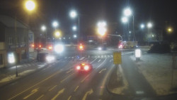 Křižovatka ulic Komenského a Velké Novosady