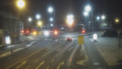 Křižovatka ulic Komenského a Velké Novosady