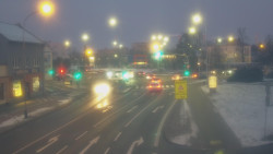 Křižovatka ulic Komenského a Velké Novosady