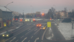 Křižovatka ulic Komenského a Velké Novosady