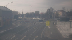 Křižovatka ulic Komenského a Velké Novosady