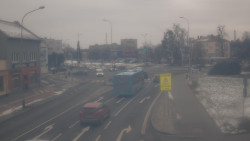 Křižovatka ulic Komenského a Velké Novosady