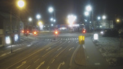 Křižovatka ulic Komenského a Velké Novosady