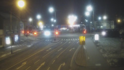 Křižovatka ulic Komenského a Velké Novosady