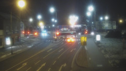 Křižovatka ulic Komenského a Velké Novosady