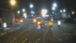 Křižovatka ulic Komenského a Velké Novosady