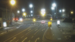 Křižovatka ulic Komenského a Velké Novosady