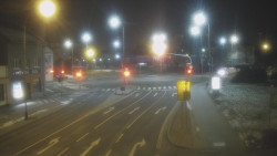 Křižovatka ulic Komenského a Velké Novosady