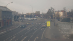 Křižovatka ulic Komenského a Velké Novosady