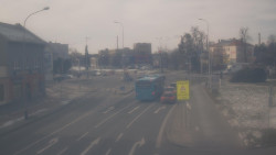 Křižovatka ulic Komenského a Velké Novosady