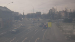 Křižovatka ulic Komenského a Velké Novosady