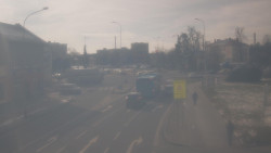 Křižovatka ulic Komenského a Velké Novosady