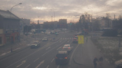 Křižovatka ulic Komenského a Velké Novosady