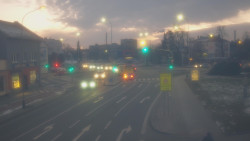 Křižovatka ulic Komenského a Velké Novosady