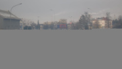 Křižovatka ulic Komenského a Velké Novosady