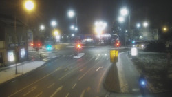 Křižovatka ulic Komenského a Velké Novosady