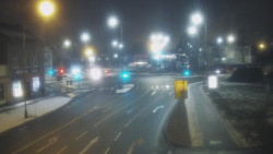 Křižovatka ulic Komenského a Velké Novosady