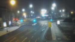 Křižovatka ulic Komenského a Velké Novosady