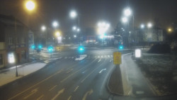 Křižovatka ulic Komenského a Velké Novosady