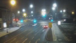 Křižovatka ulic Komenského a Velké Novosady