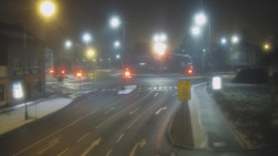 Křižovatka ulic Komenského a Velké Novosady