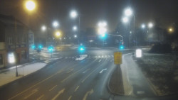 Křižovatka ulic Komenského a Velké Novosady