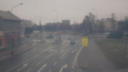 Křižovatka ulic Komenského a Velké Novosady