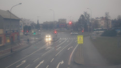 Křižovatka ulic Komenského a Velké Novosady