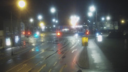 Křižovatka ulic Komenského a Velké Novosady