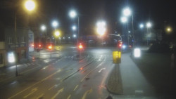 Křižovatka ulic Komenského a Velké Novosady