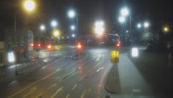 Křižovatka ulic Komenského a Velké Novosady