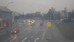 Křižovatka ulic Komenského a Velké Novosady