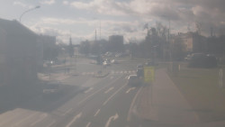 Křižovatka ulic Komenského a Velké Novosady