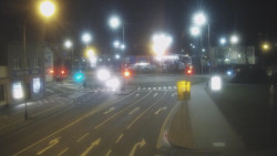 Křižovatka ulic Komenského a Velké Novosady