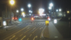 Křižovatka ulic Komenského a Velké Novosady