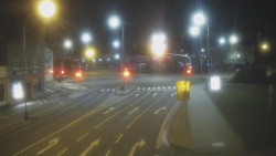 Křižovatka ulic Komenského a Velké Novosady